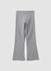 Graue Flared-Leggings aus Stretch-Baumwolle f&uuml;r M&auml;dchen_1