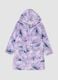 Roup&atilde;o roxo lil&aacute;s com capuz e estampado do Stitch_0