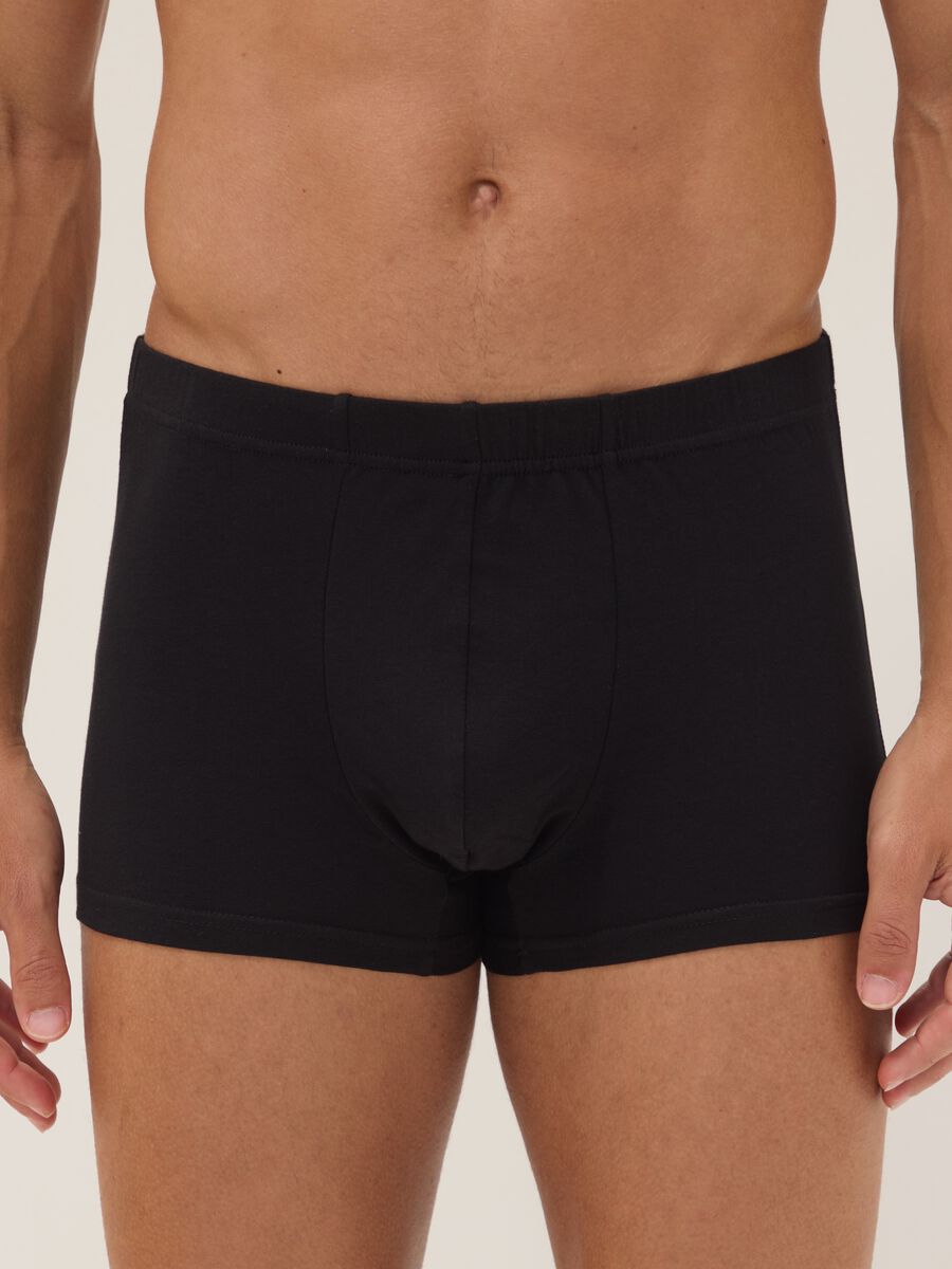 Schwarze Boxershorts aus Bio-Baumwolle_1