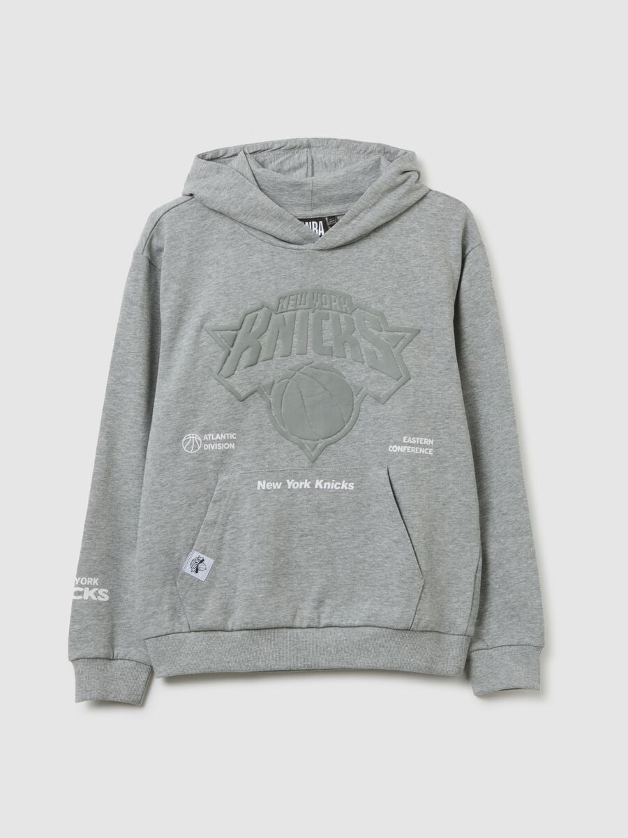 Grey Knicks print pure cotton boys' sweatshirt_3