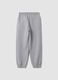 Graue Joggerhose aus reiner Baumwolle_1