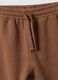Brown organic cotton-blend jogging set with Mickey print_3
