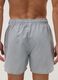 Blue swim shorts with drawstring waist_2