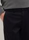 Black Stretch Cotton Slim Fit Chino Trousers_4