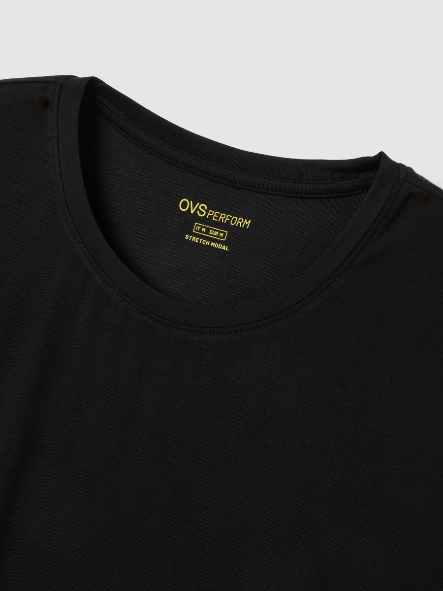 Black OVS Perform Stretch T-shirt_5