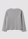 Graues T-Shirt aus Bio-Baumwolle f&uuml;r M&auml;dchen mit Frontprint, Regular Fit_1