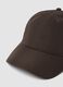 Braune Cap mit gebogenem Schirm_2