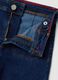 Girls' blue culotte jeans in stretch cotton_4