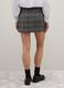 Regular fit multicolour check mini skirt_2