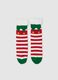 Multicolour Stripe Christmas Socks_0