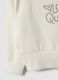 Sweat blanc en pur coton avec inscription en strass et c&oelig;ur brod&eacute; pour fille_3