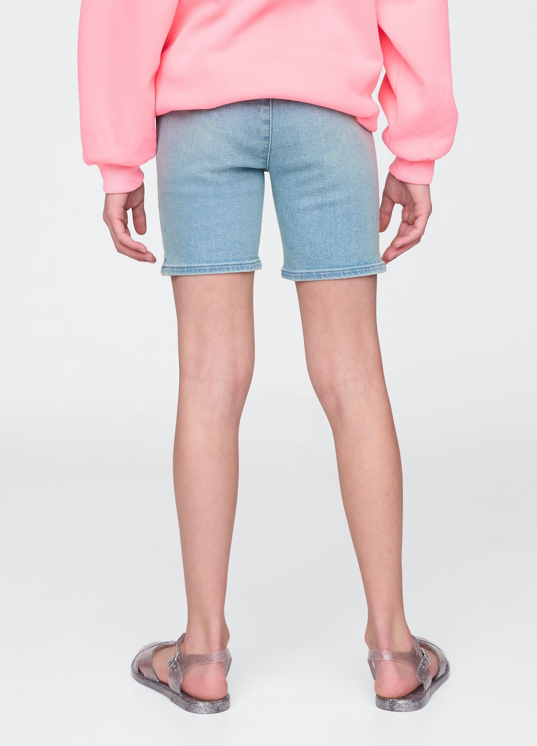 Blaue Denim-Shorts f&uuml;r M&auml;dchen