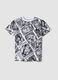 T-shirt multicolorido de crian&ccedil;a em puro algod&atilde;o, corte regular com estampagens_3