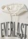 White cotton-blend hoodie with front print_5