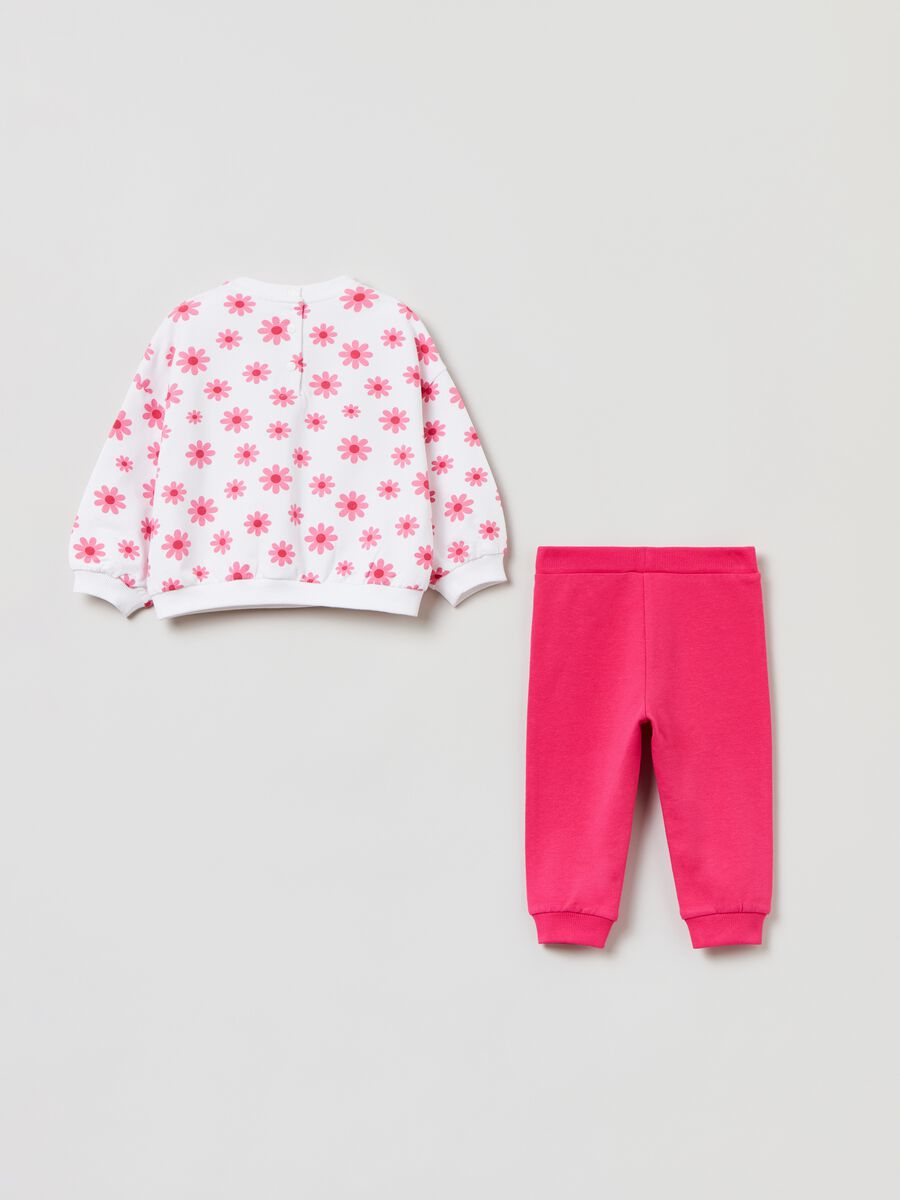 Jogging set with daisy print_1
