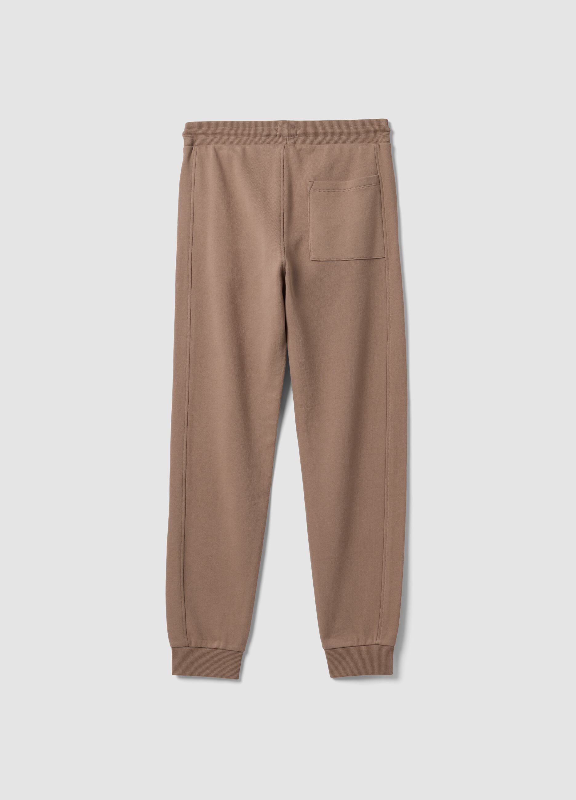 Beige Jogginghose aus Bio-Baumwolle