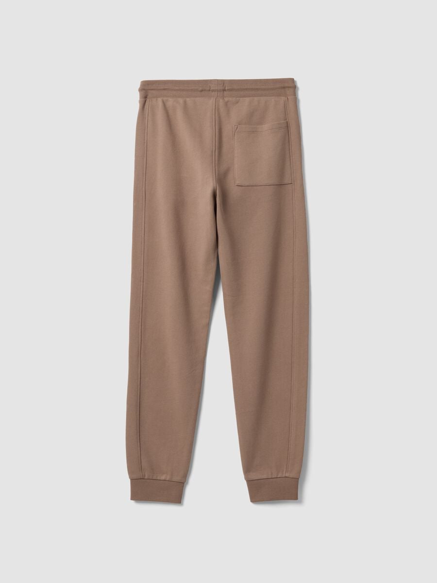 Beige Jogginghose aus Bio-Baumwolle_1