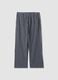Multicolour check organic cotton pyjama trousers_6