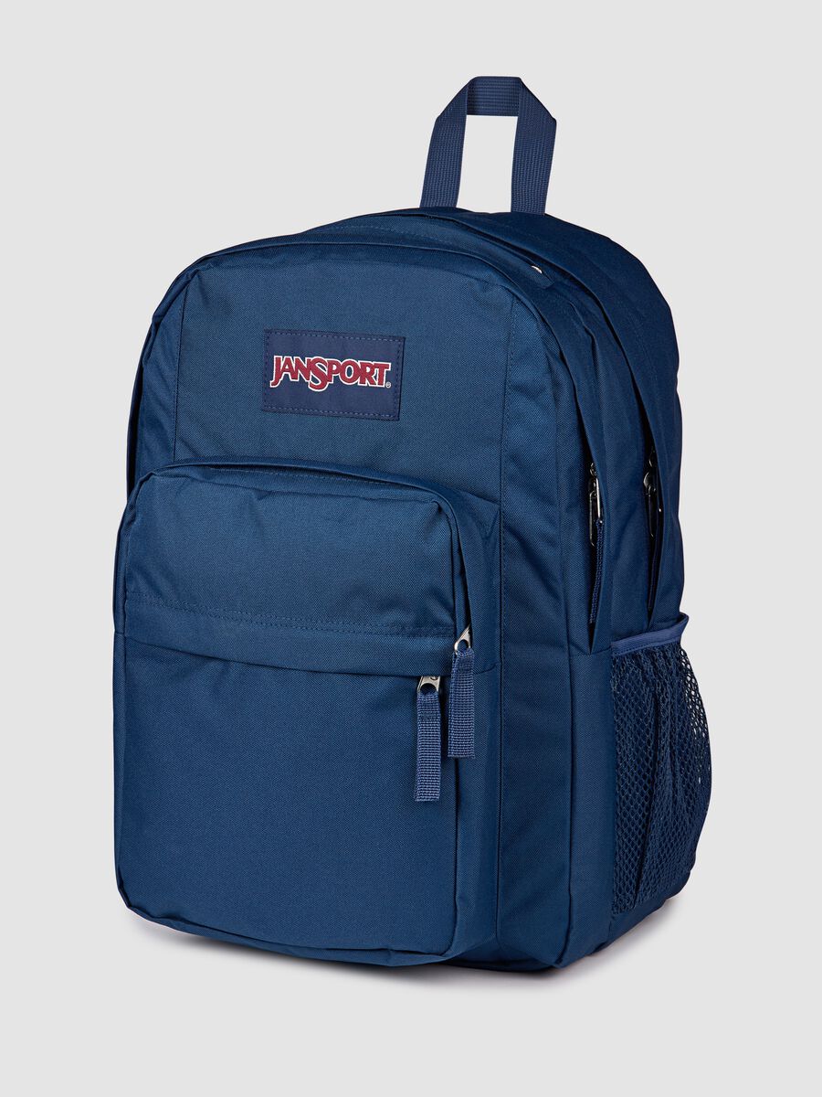 Zaino blu con tasche esterne_1