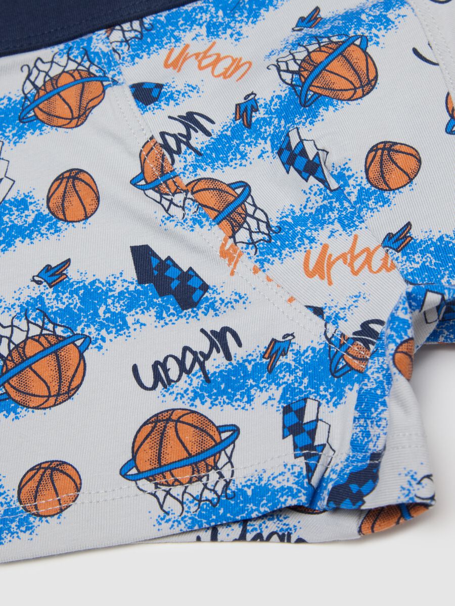 Boys' regular fit multicolour stretch cotton boxer briefs_3
