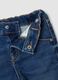 Jeans denim blu scuro in cotone elasticizzato regular fit per bimbo_2