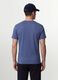 Purple pure cotton regular-fit short-sleeve T-shirt_3