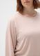 Pink regular fit stretch blend T-shirt_2