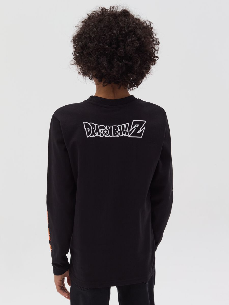 Long-sleeved T-shirt with Goku print_2