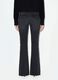 Schwarze Flare-Jeans aus Stretch-Baumwolle_2
