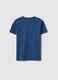 Boys' regular fit pure cotton blue t-shirt with print_4