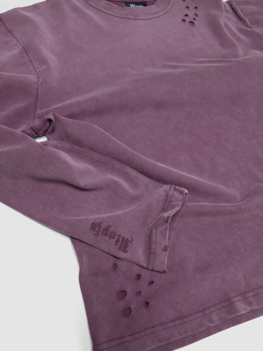 Double Long-Sleeve Sunfaded Burgundy_8