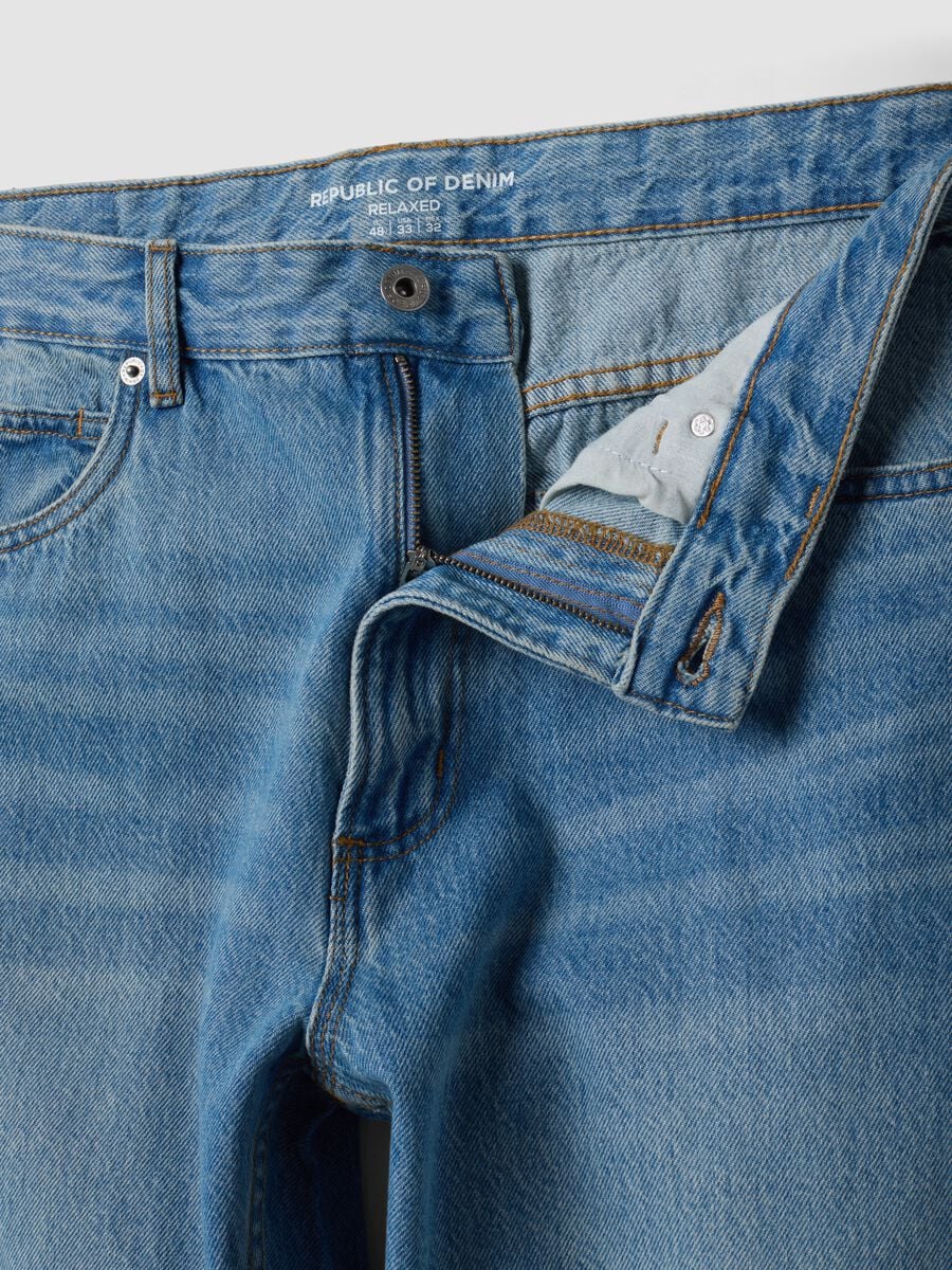 Pure cotton denim jeans, relaxed fit_5