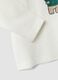 T-shirt bianca in puro cotone organico con stampa cagnolino per bimbo_3