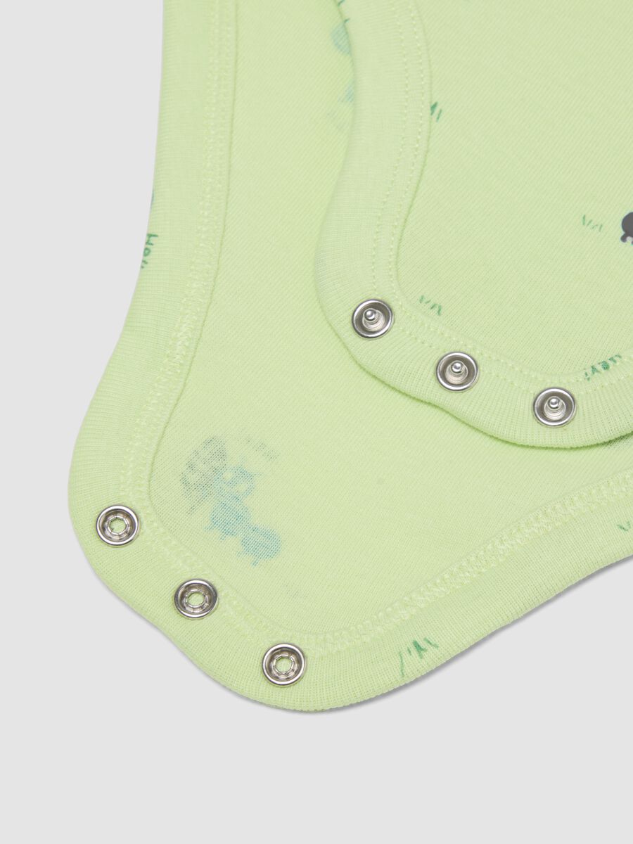 Newborn multicolor pure cotton bodysuit tripack with ants_2