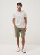 Gr&uuml;ne Bermuda-Shorts aus Stretch-Baumwolle im Five-Pocket-Style_0