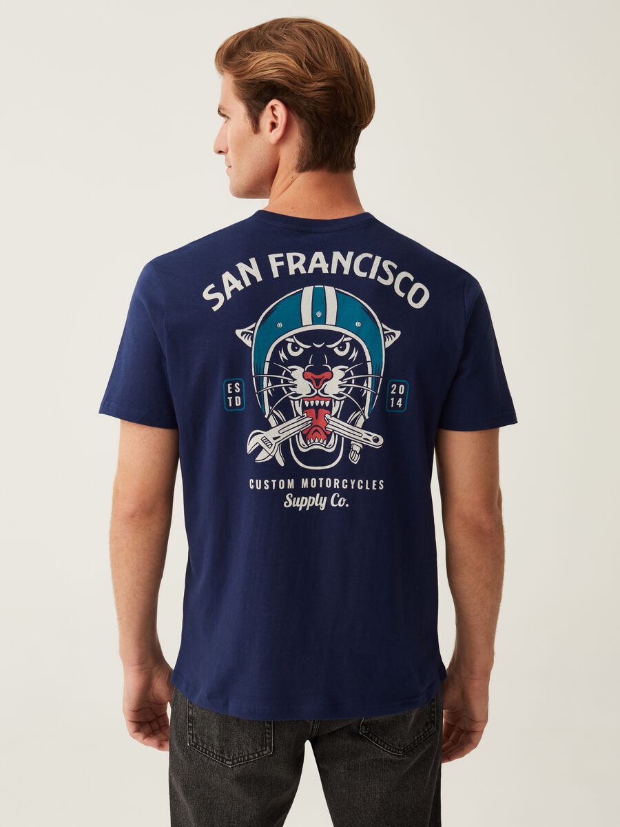 T-shirt con stampa Motorcycle San Francisco_3