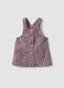 Pink wide-fit pure cotton animal print dress for baby girl_0