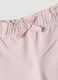 Conjunto rosa e branco em algod&atilde;o org&acirc;nico com gola cl&aacute;ssica para beb&eacute; menina_2