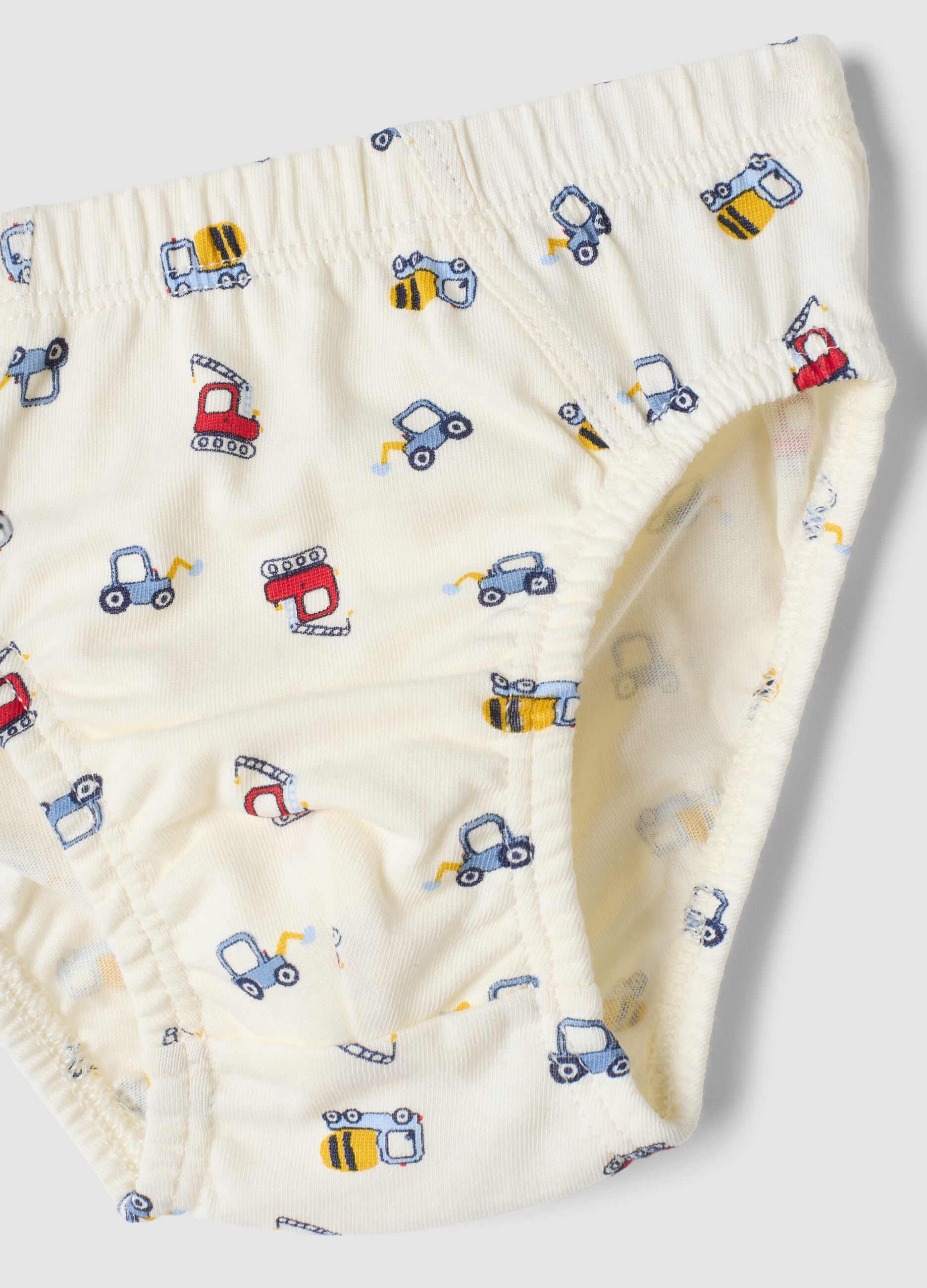 5-pack organic cotton briefs with prints