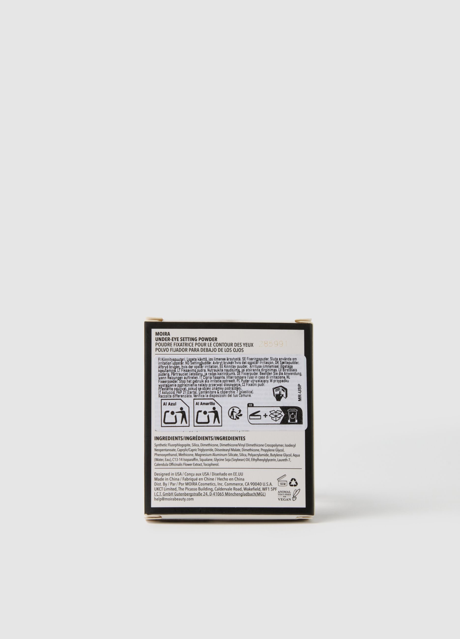 MOIRA UNDER-EYE SETTING POWDER 100 TRANSLUCENT PUDER - Koreanisches Make-up