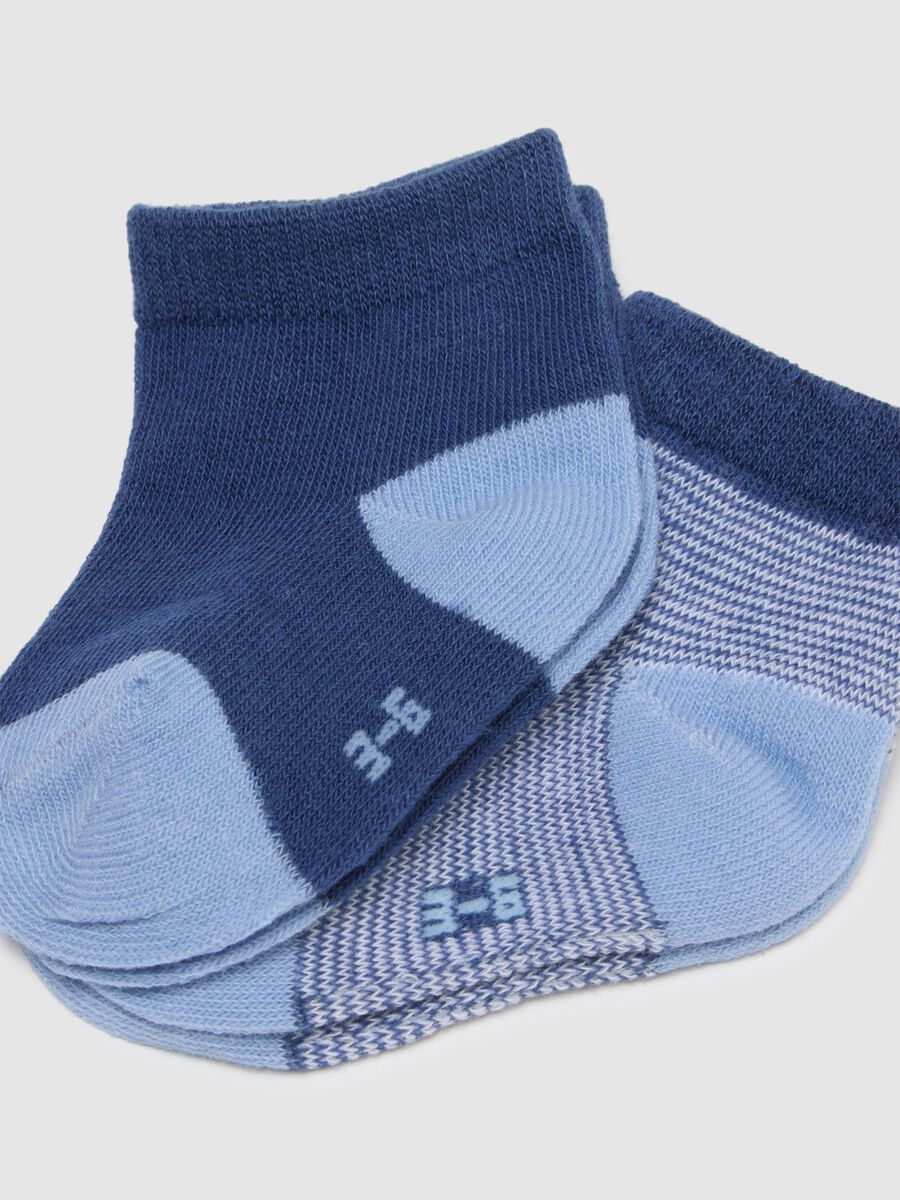Newborn multi-colour cotton blend socks tripack with designs_1