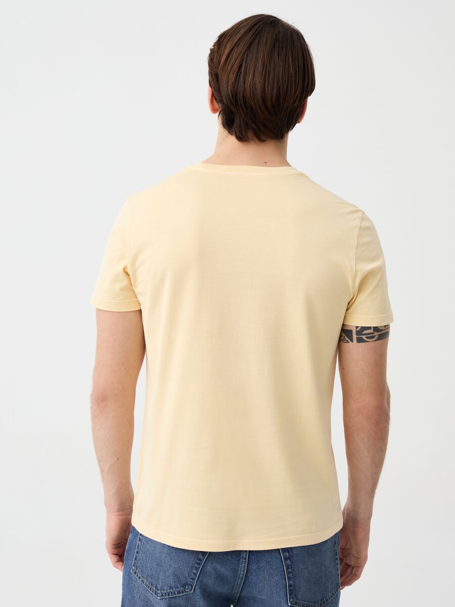 T-shirt in cotone con scollo rotondo_2