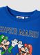 Blue short-sleeve stretch cotton T-shirt_3