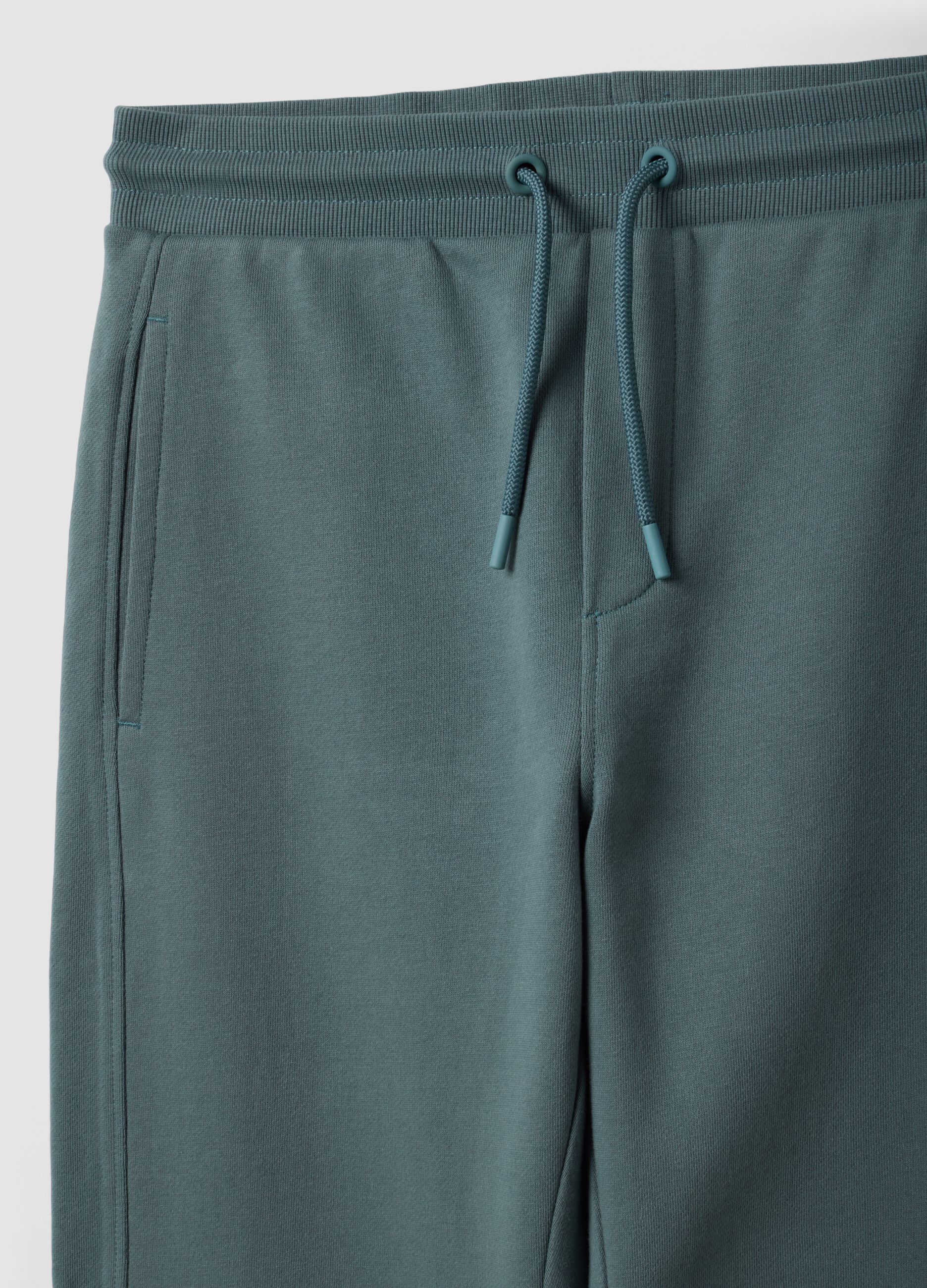 Blaue Jogginghose aus Bio-Baumwolle