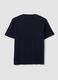 Blue pure cotton short-sleeve T-shirt, relaxed fit_1