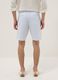 Light blue stretch cotton chino shorts_2