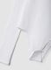 White fitted stretch cotton bodysuit with crew neck_5