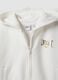 White cotton-blend hooded sweatshirt for girls_3