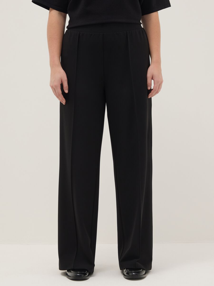 Treggings pretos de corte reto_1