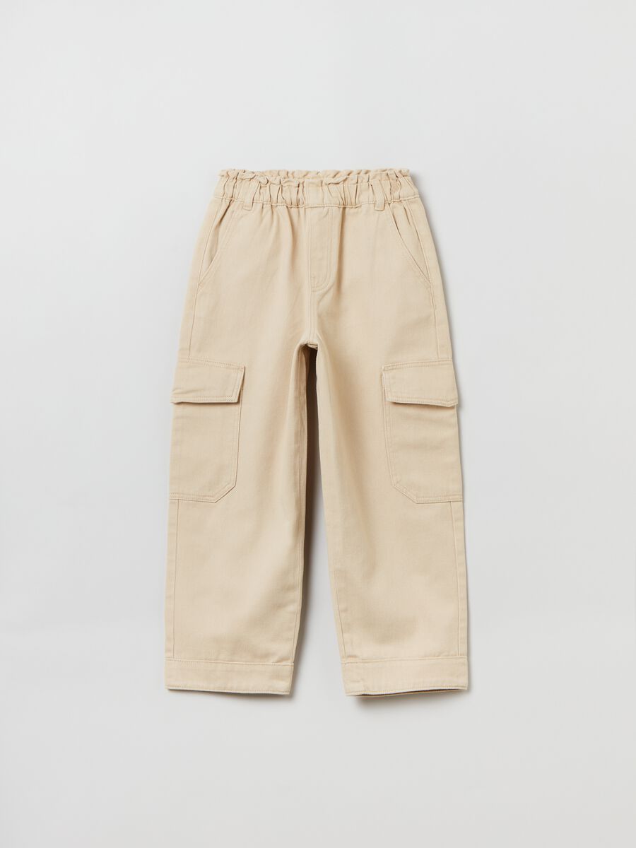 Cargo trousers in twill_0